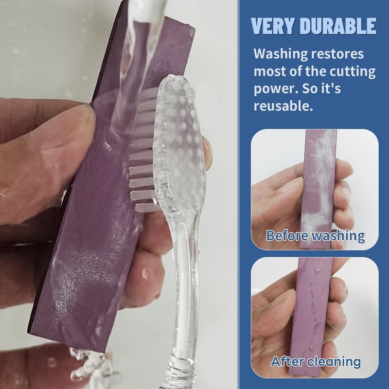 Stedi Sanding Sponge for Model Gundam Building,3mm Hobby Model Tools Hand Sanding Block Waterproof Wet Dry Reuse #400#600#800 Grit Sandpaper, 30 Sheets - Image 4